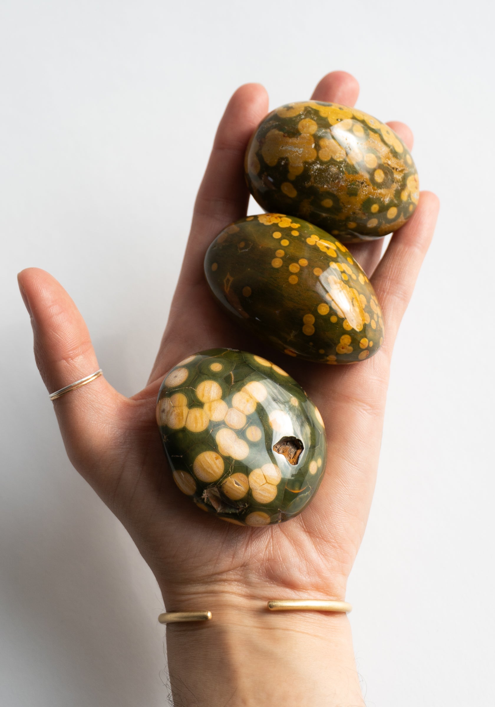 Rhyolite Palm Stones