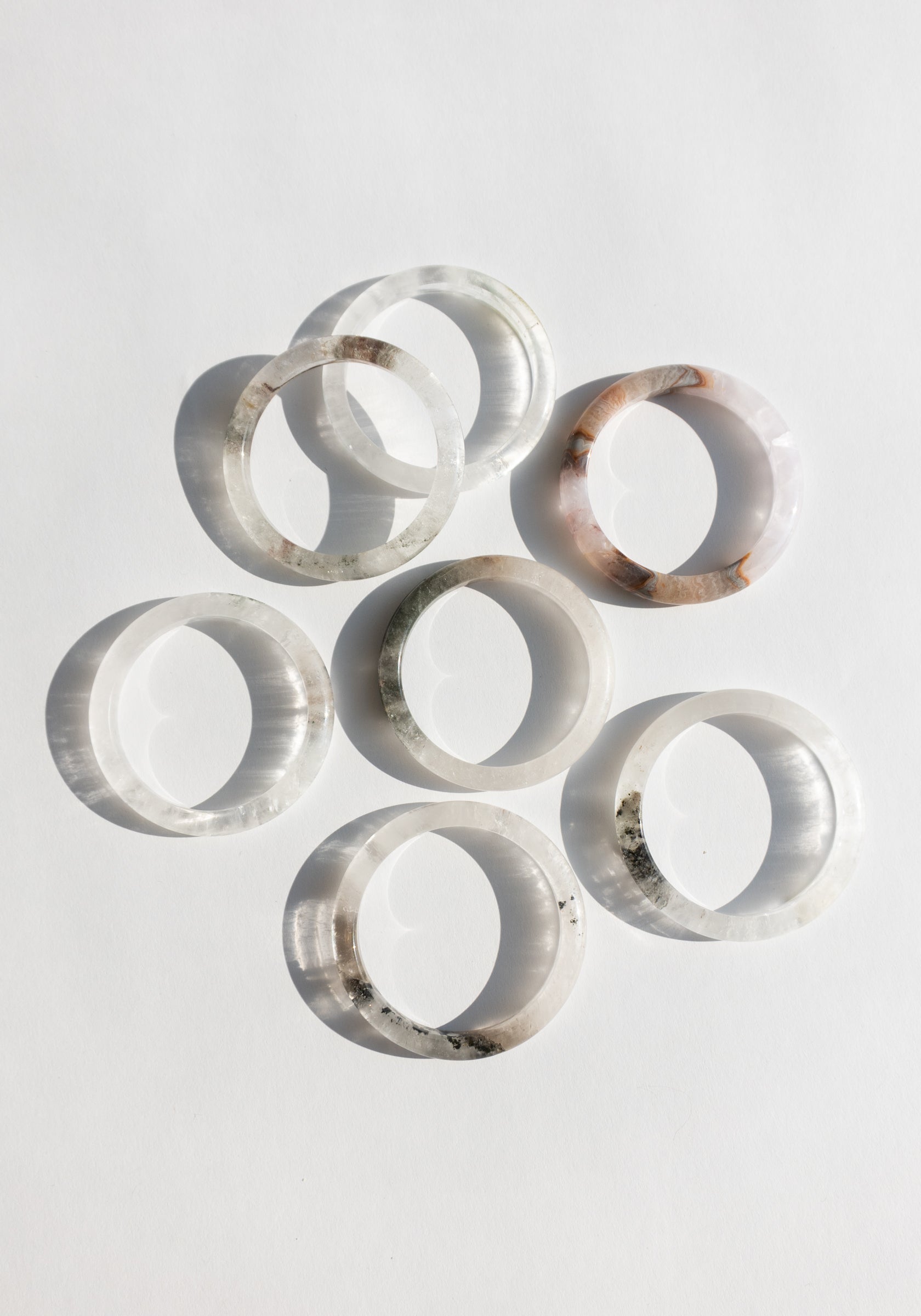 Rutilated Quartz Bangles