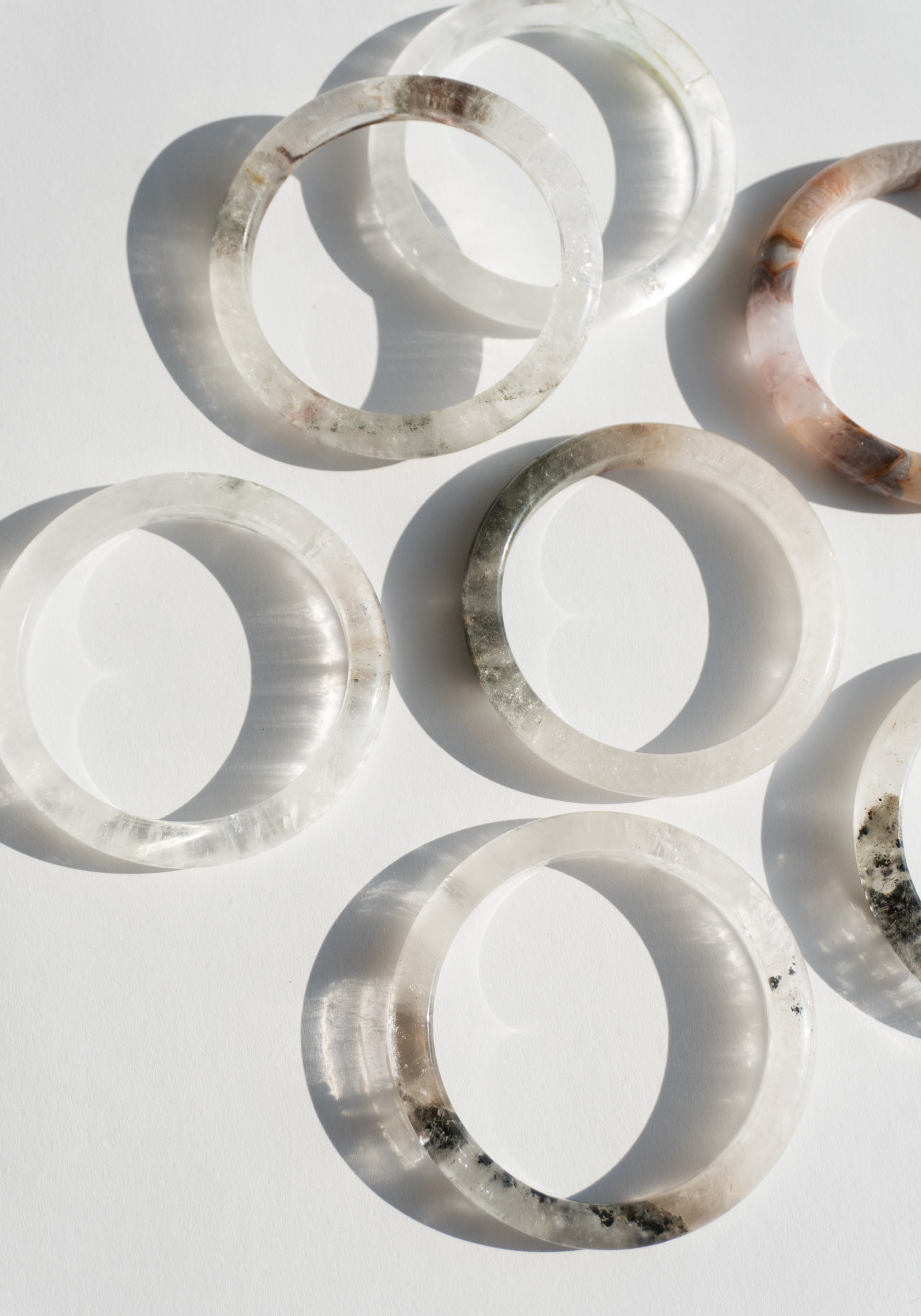 Rutilated Quartz Bangles