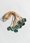 Turquoise Donut Pendant Necklaces