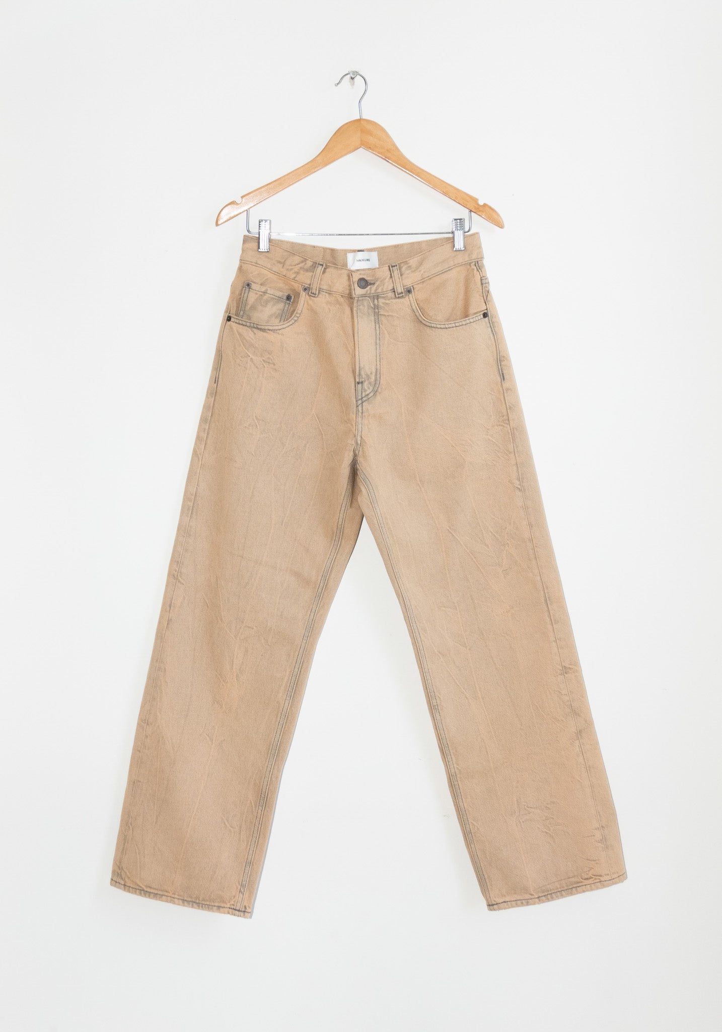 Bonnie Straight Leg Jean in Overdyed Camel