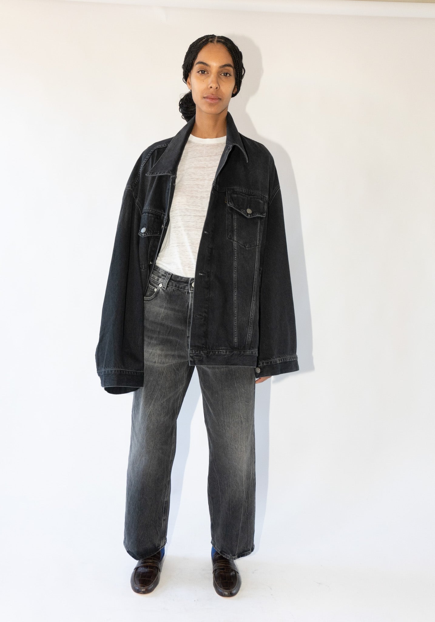 Janet Jacket in Mid Black