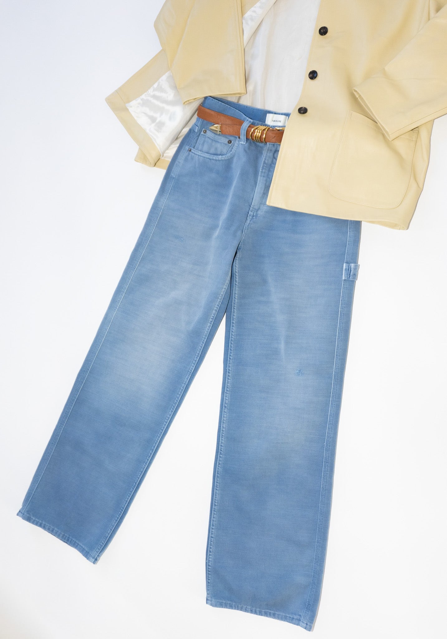 Haikure Winona Bull Carpenter Pant in Indigo