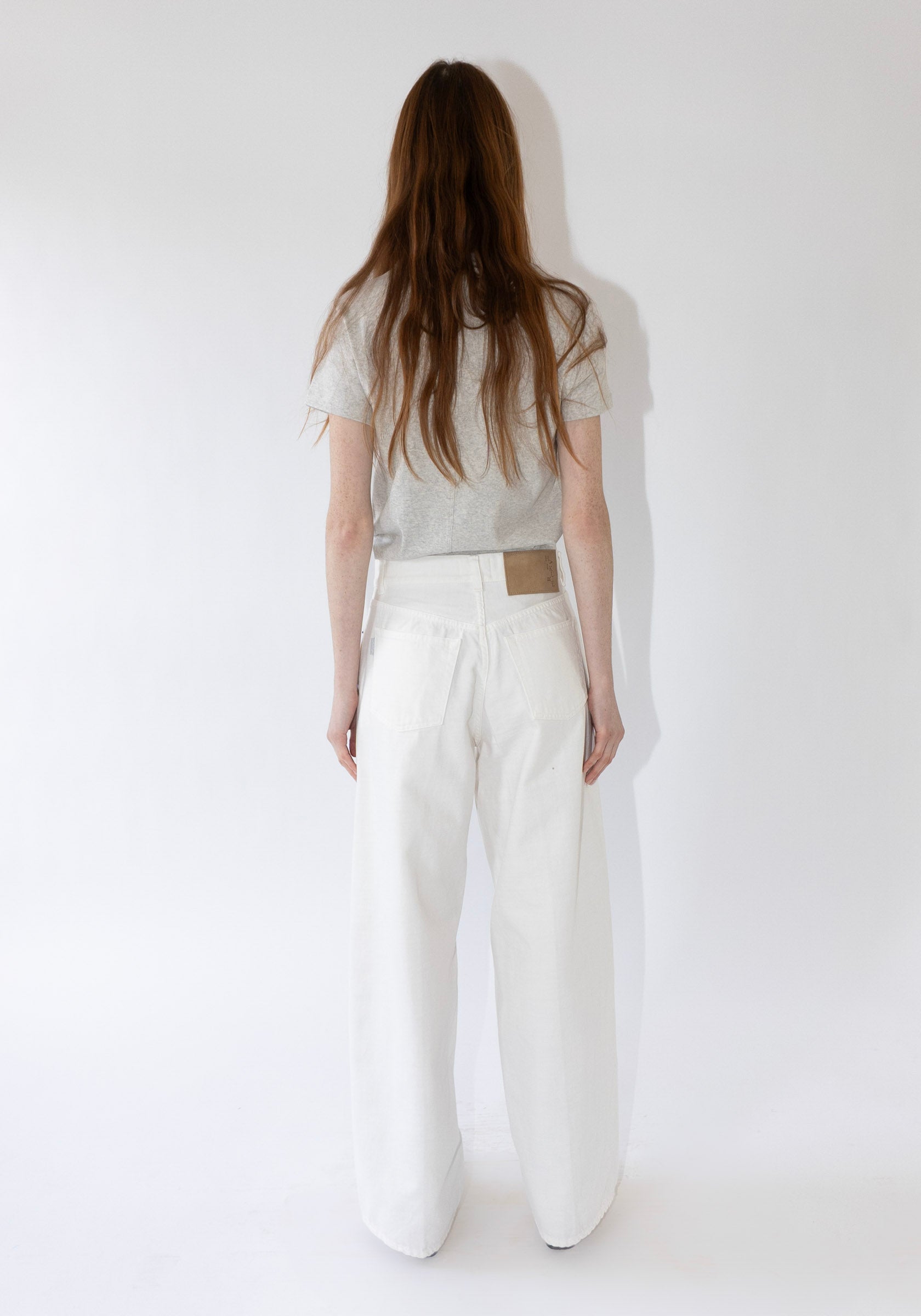 Bethany Bull Pant in Off White