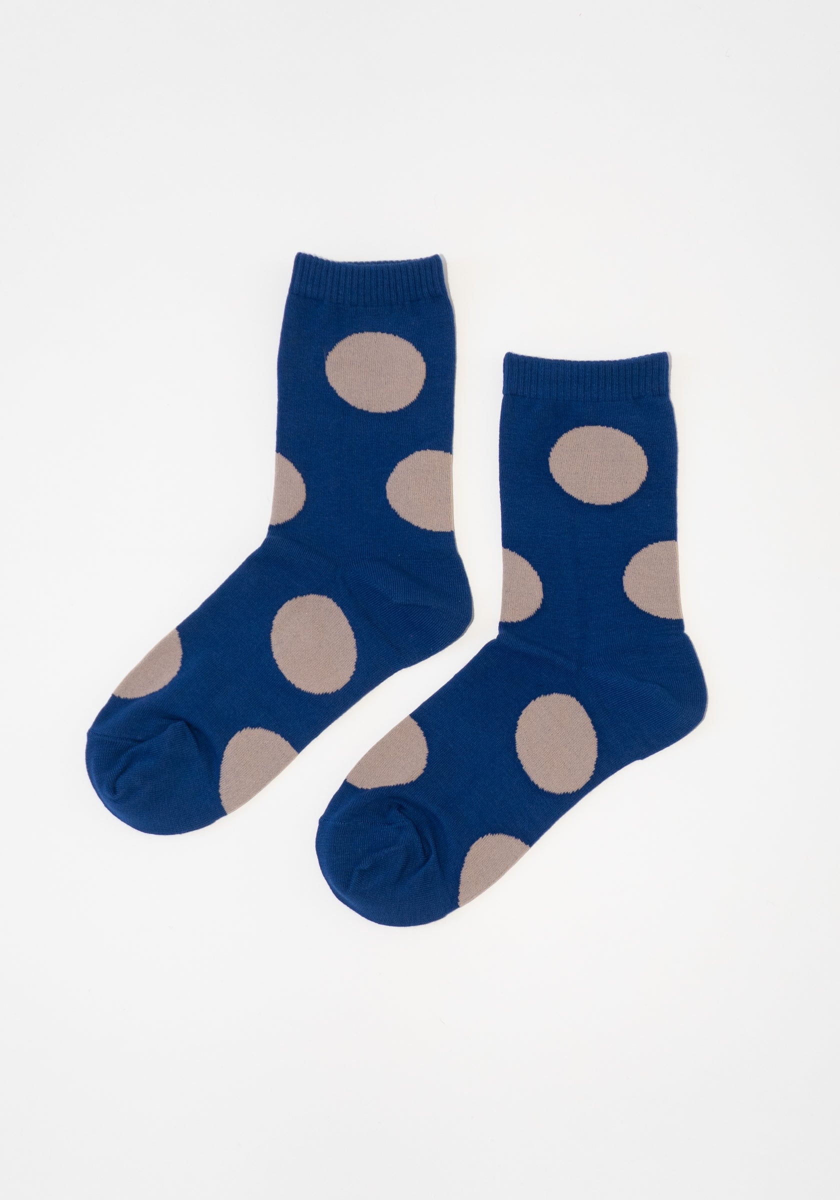 Hansel from Basel Rie Crew Socks in Cobalt