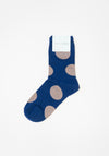 Hansel from Basel Rie Crew Socks in Cobalt
