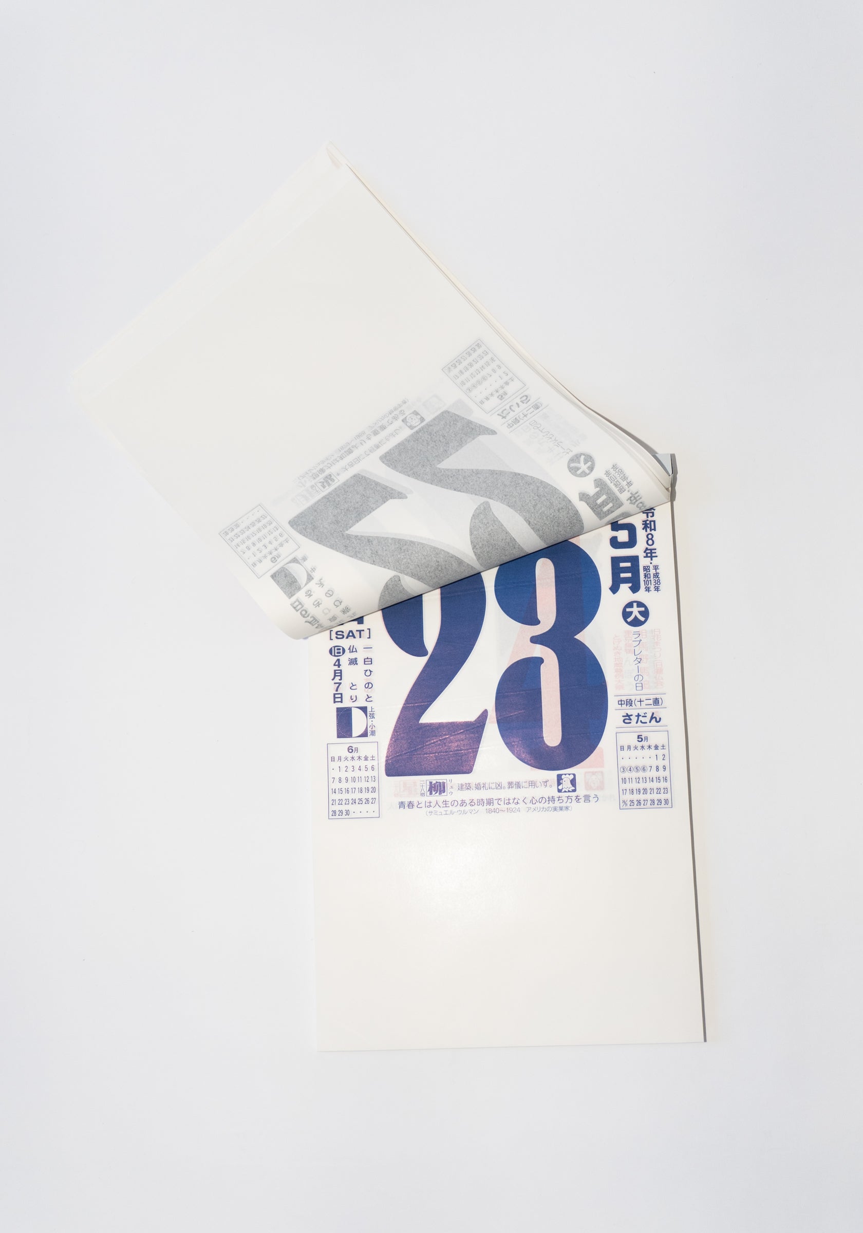 Medium Japanese Daily Calendar #10 2026 Edition