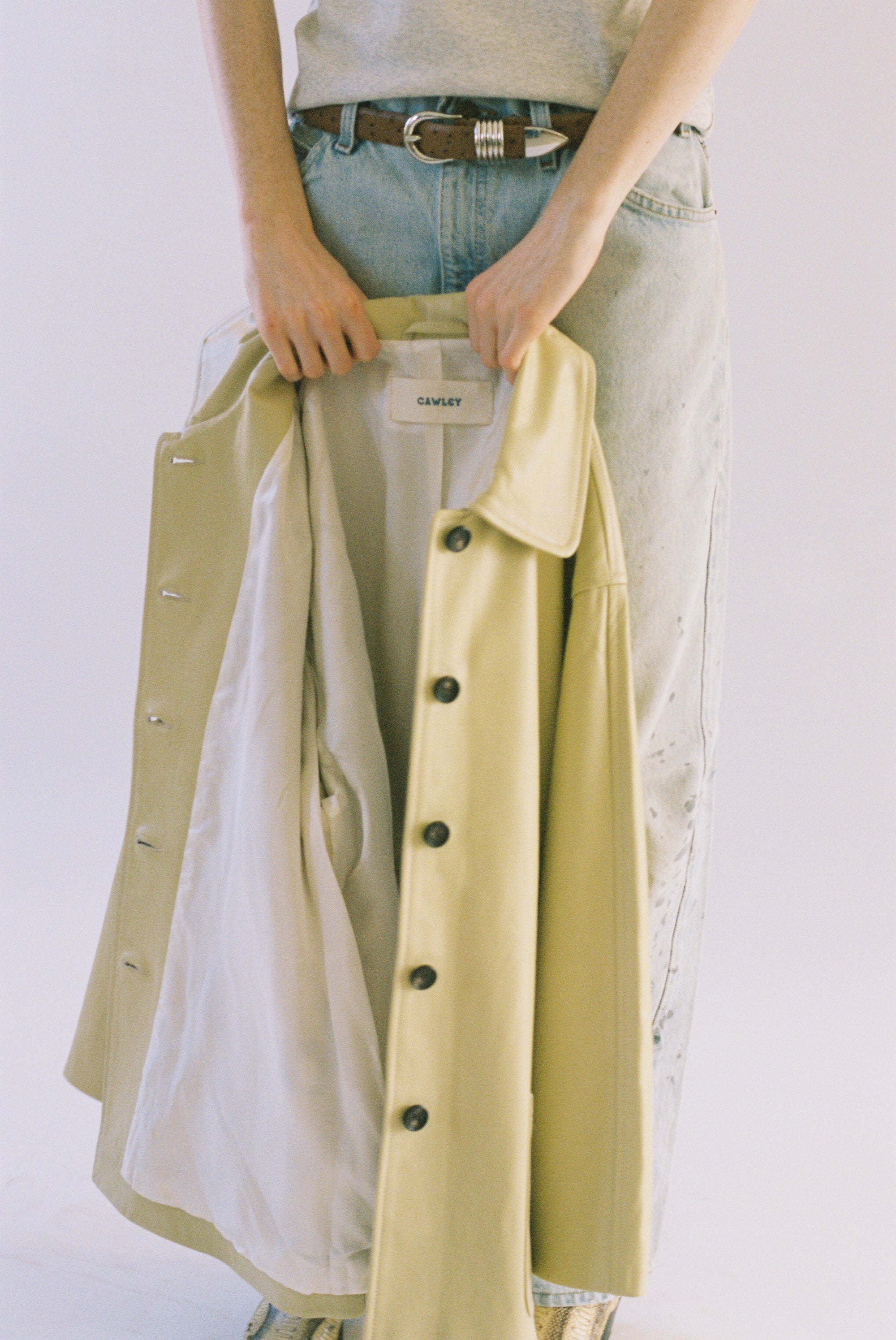 Nappa Leather Quinn Jacket in Butter