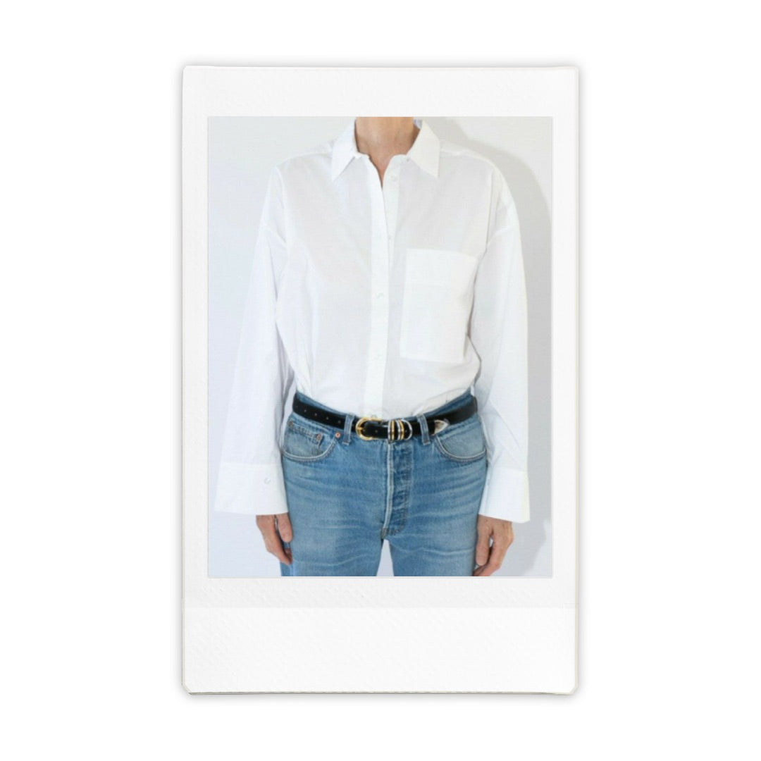 Derris Shirt in Pure White