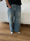 Boy Jean Trousers in Vintage Bleach Blue