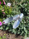Glove Flats in Silver