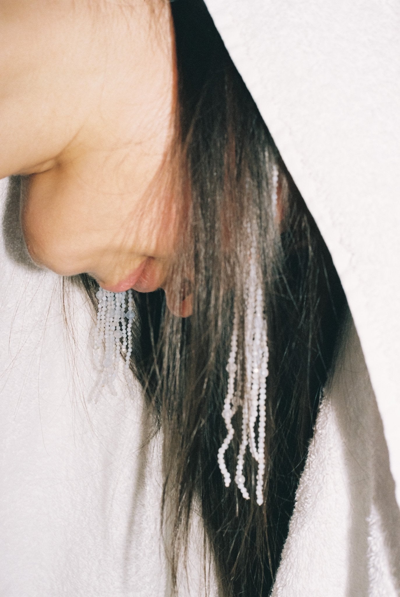 Sparkling Cascade Earring in Water