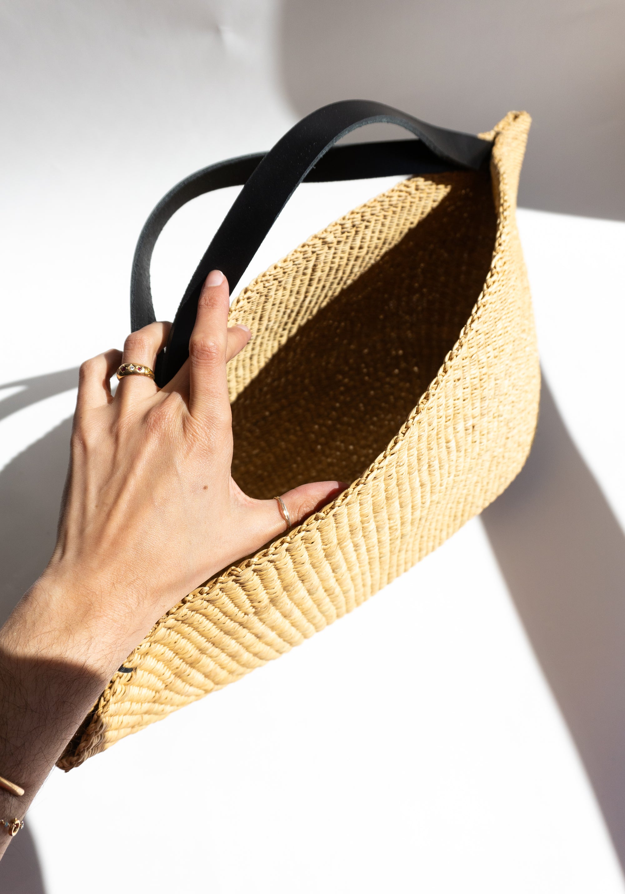 Ines Bressand Gousse Straw Bag No.34 in Natural