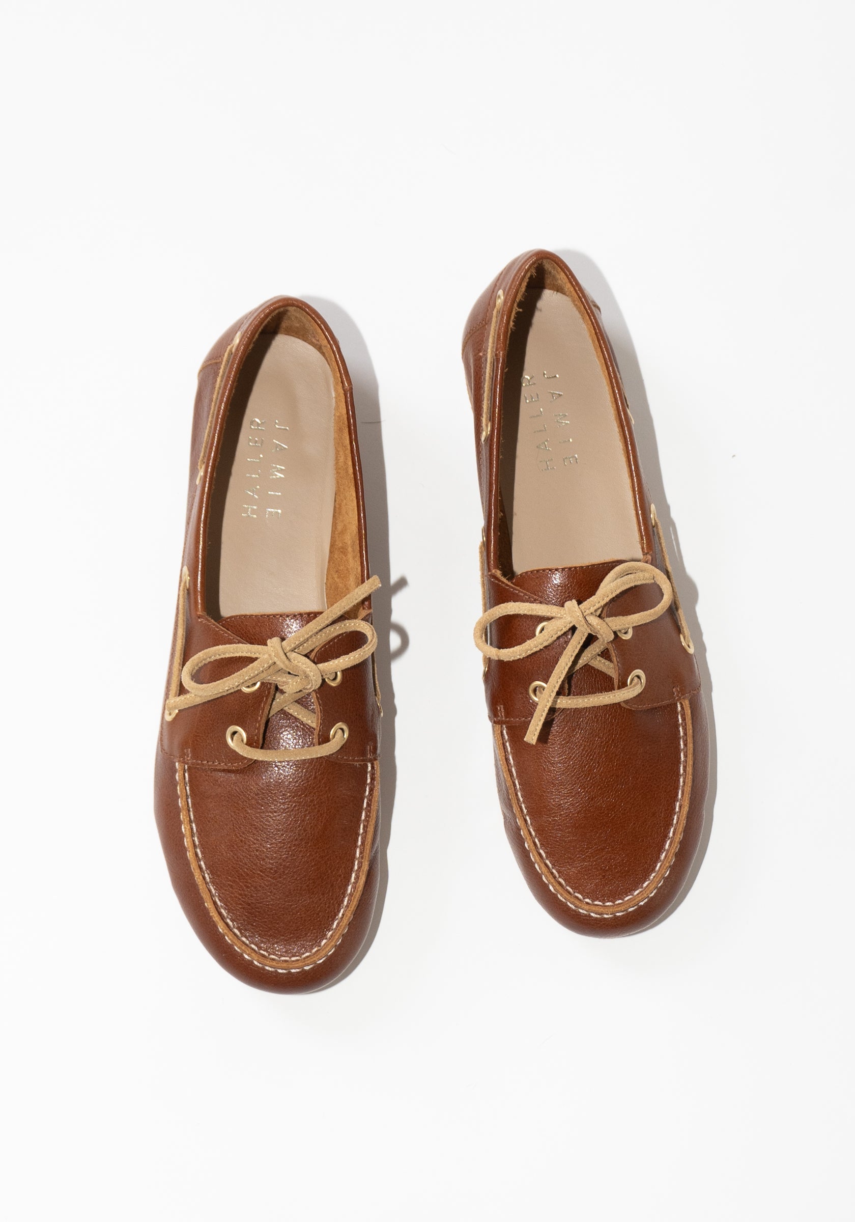 Jamie Haller Boat Loafer in Brown