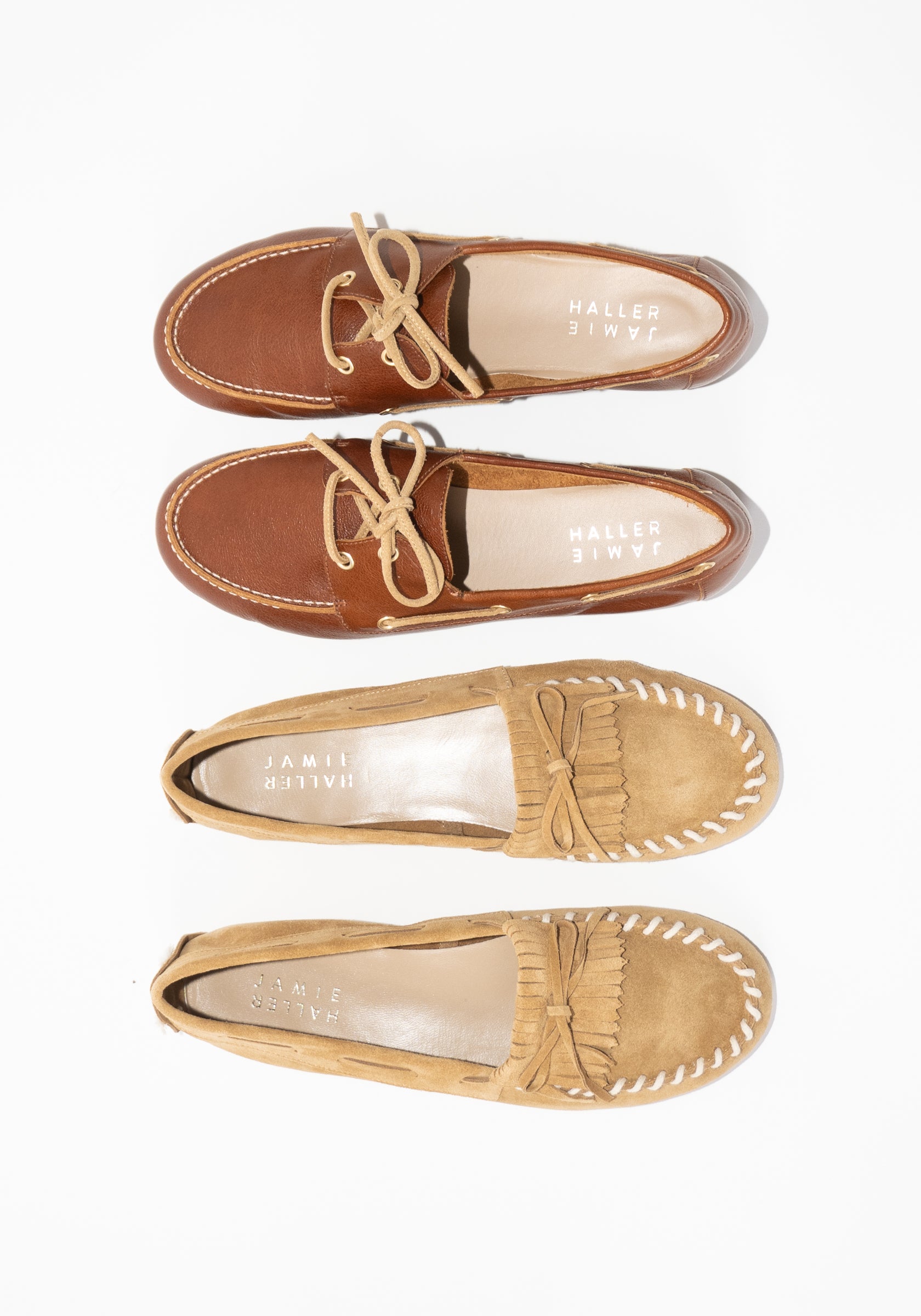 Jamie Haller Boat Loafer in Brown