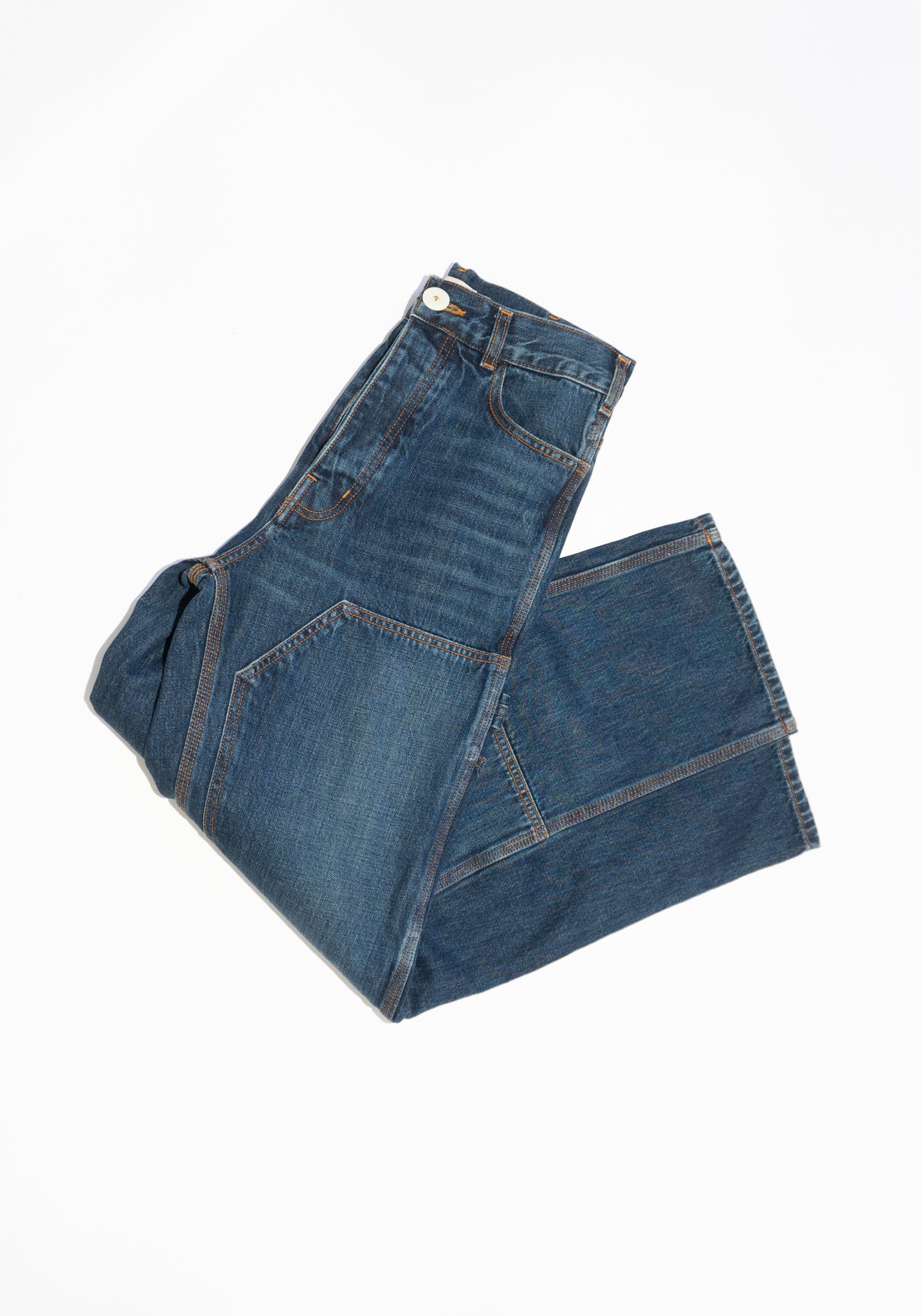 Jesse Kamm Patchwork Handy Pants in Medium Roast