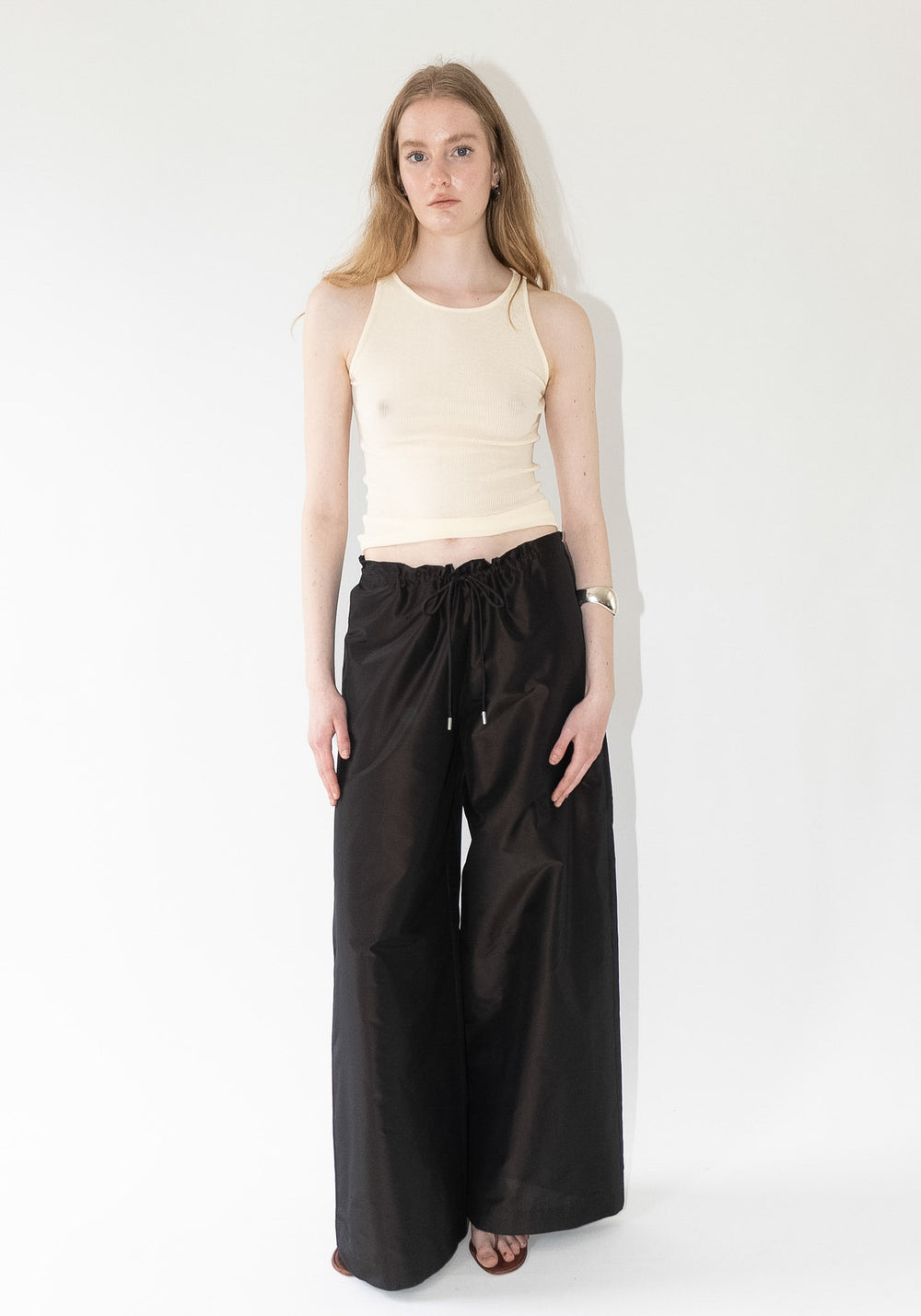 KALLMEYER WESLEY DRAWSTRING PANTS IN ESPRESSO