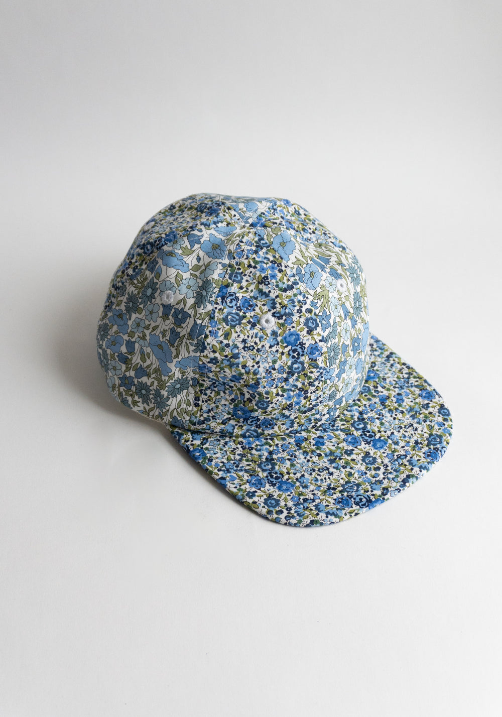 KasMaria Blue Floral Baseball Hat