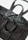 Tote in Black Suede