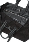 Tote in Black Suede