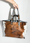Tote in Cow Print
