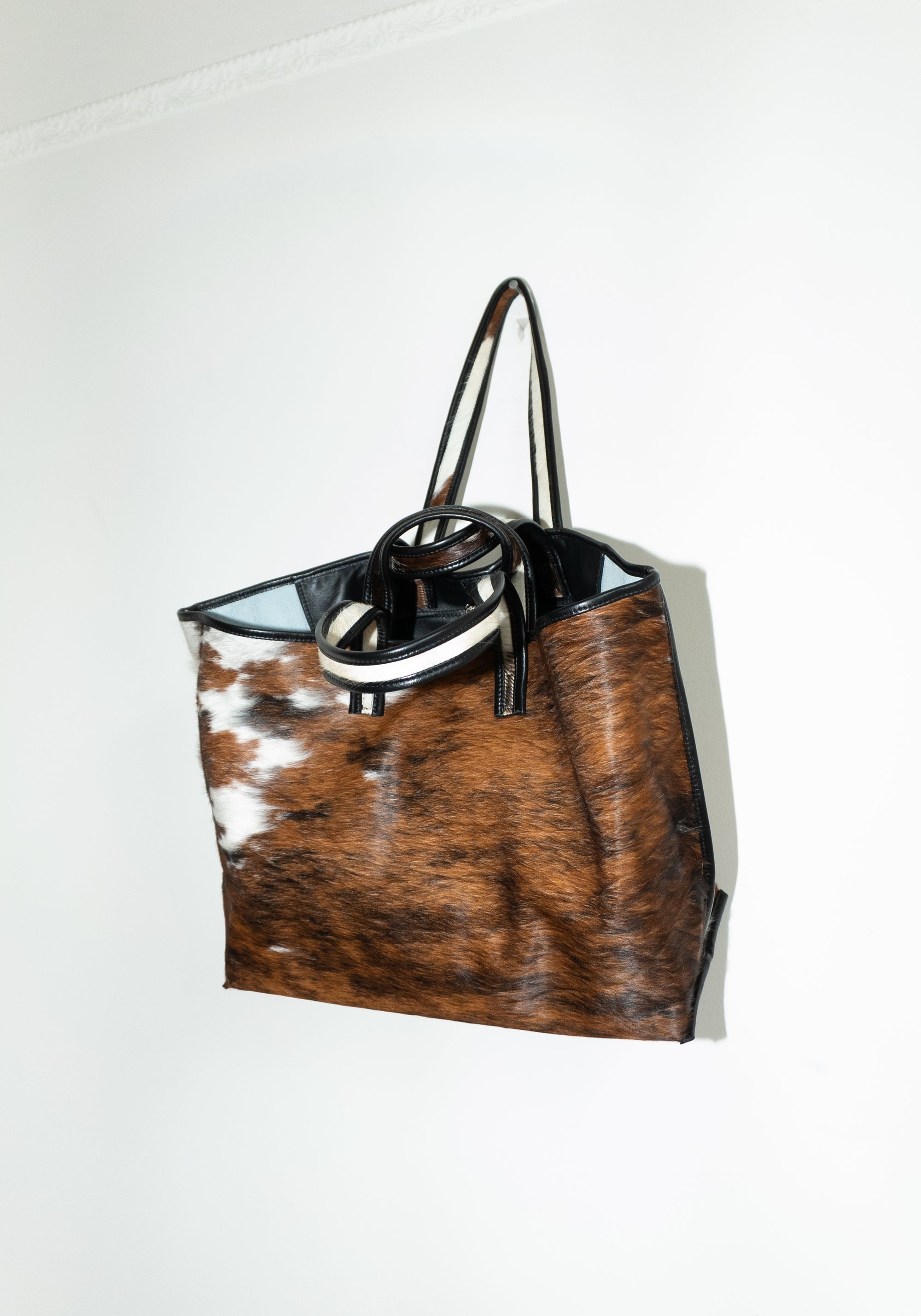 Tote in Cow Print