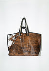 Tote in Cow Print