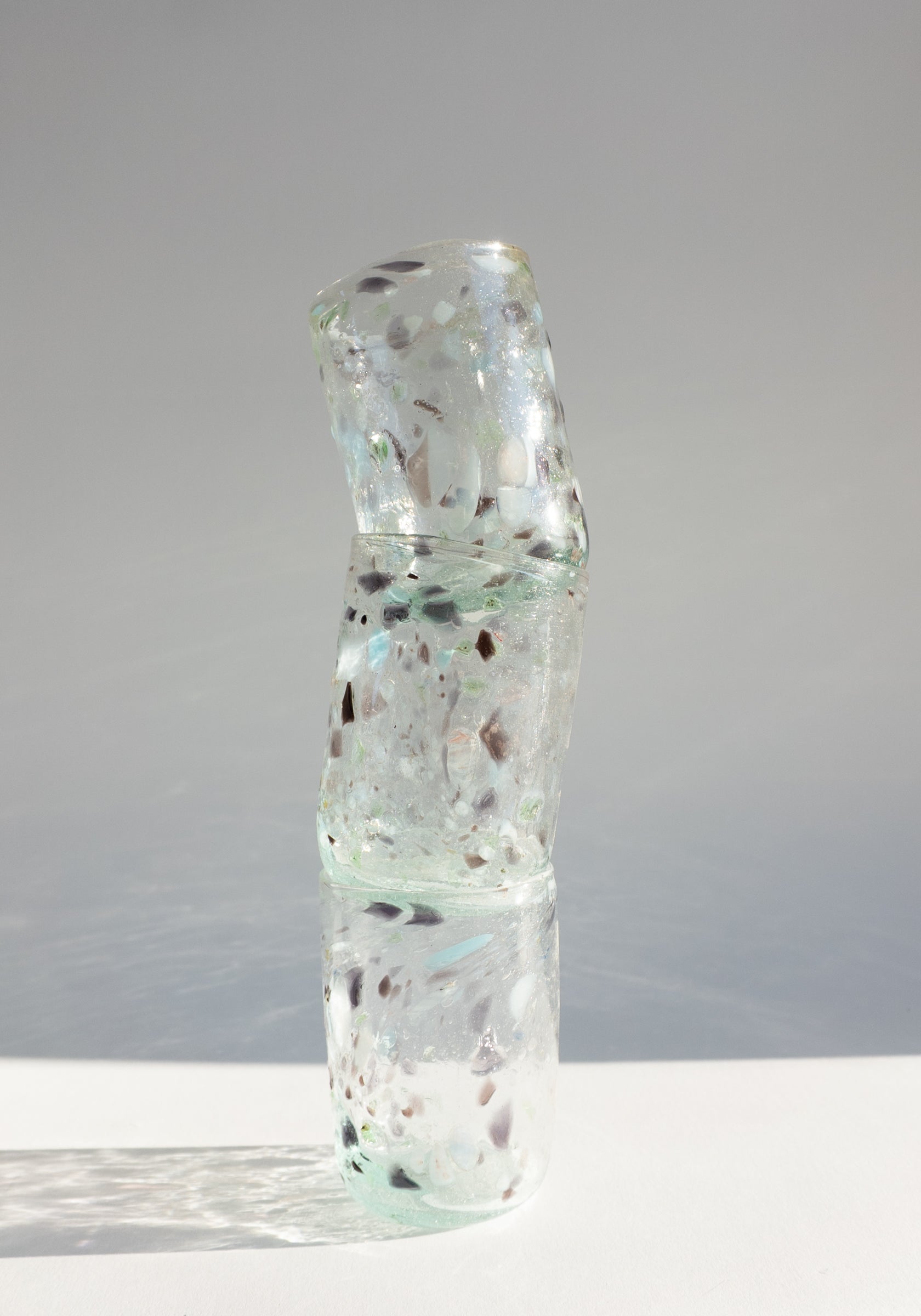 Marbled Handblown Glass Cup