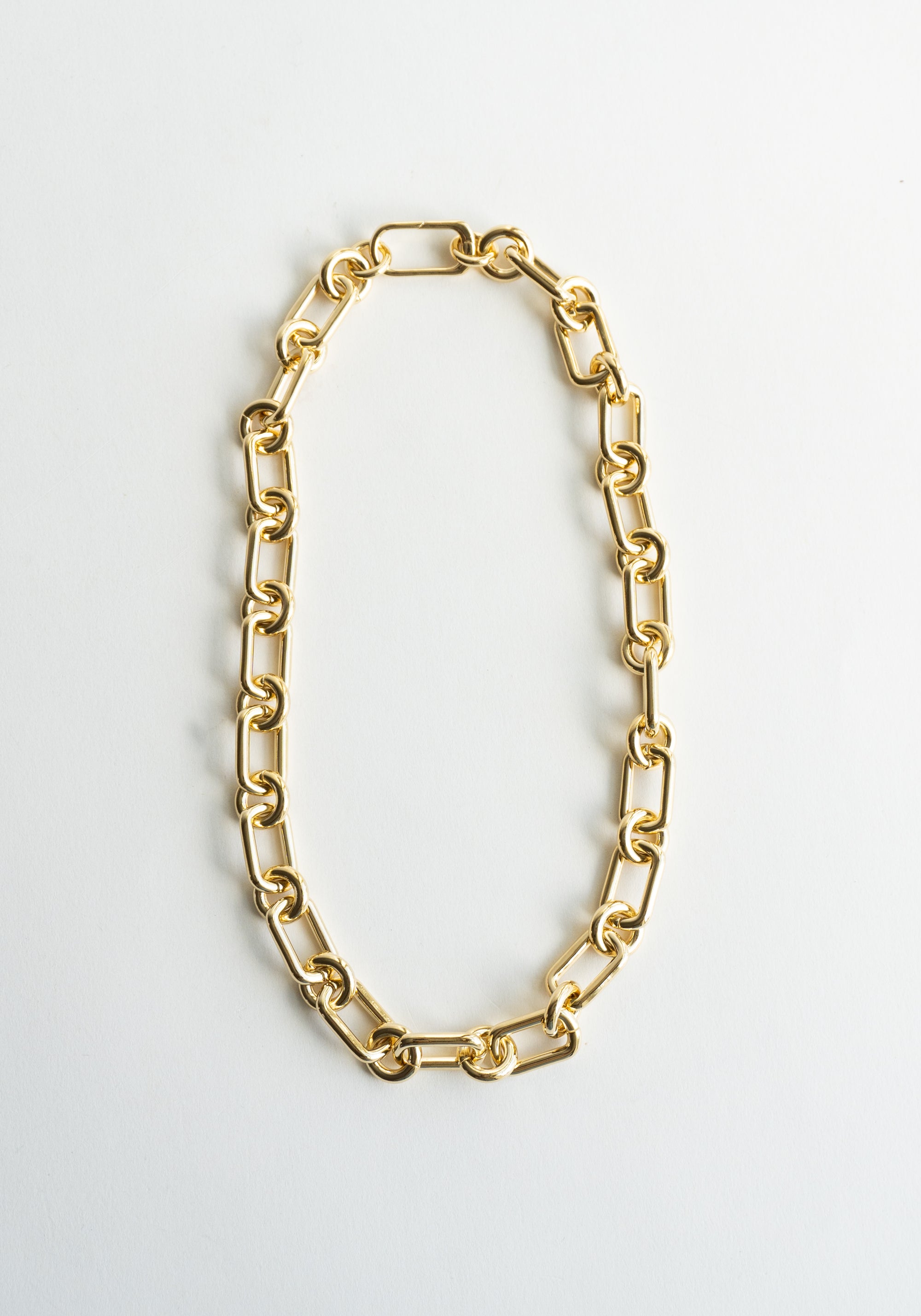 Laura Lombardi Cresca Necklace in Brass