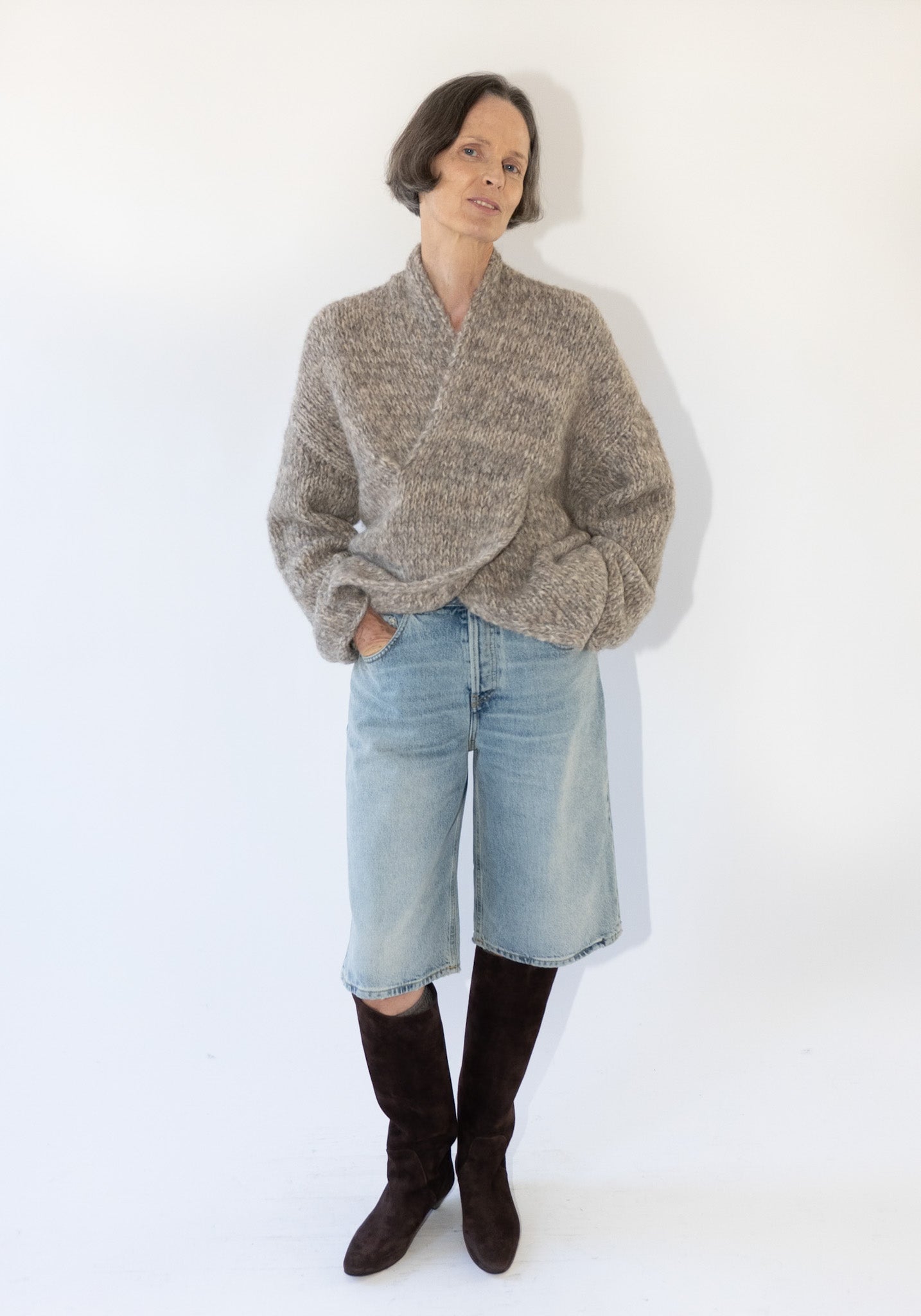 Becky Shorts in Authentic Blue