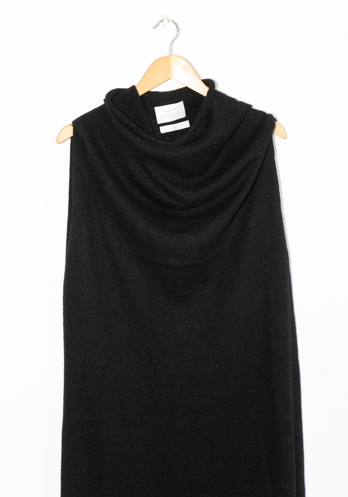 Lauren Manoogian Shoulder Dress in Black