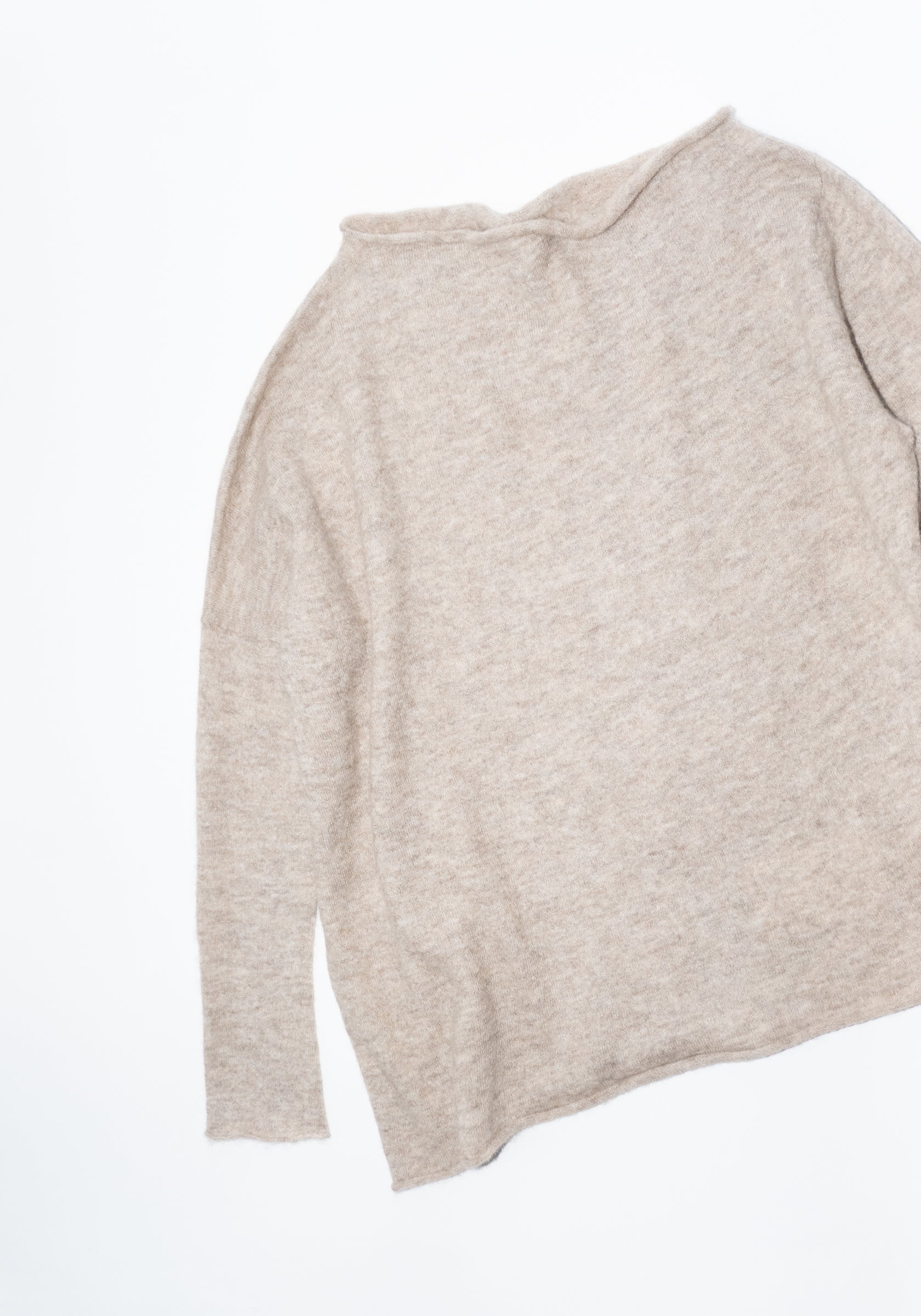 Askew Boatneck Sweater in Oatmeal