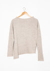 Askew Boatneck Sweater in Oatmeal