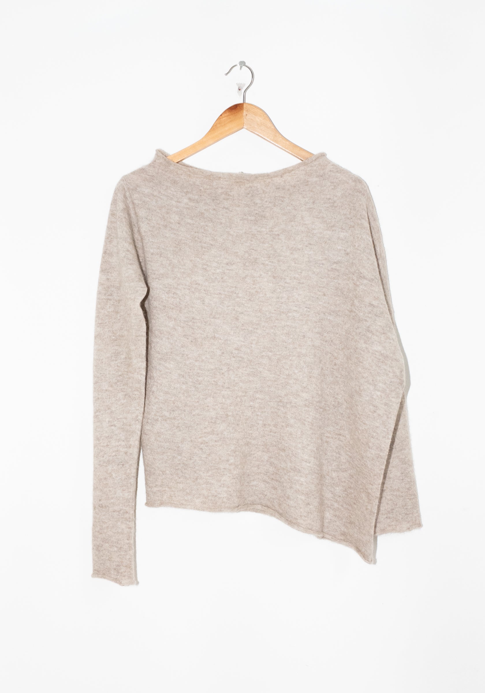 Askew Boatneck Sweater in Oatmeal