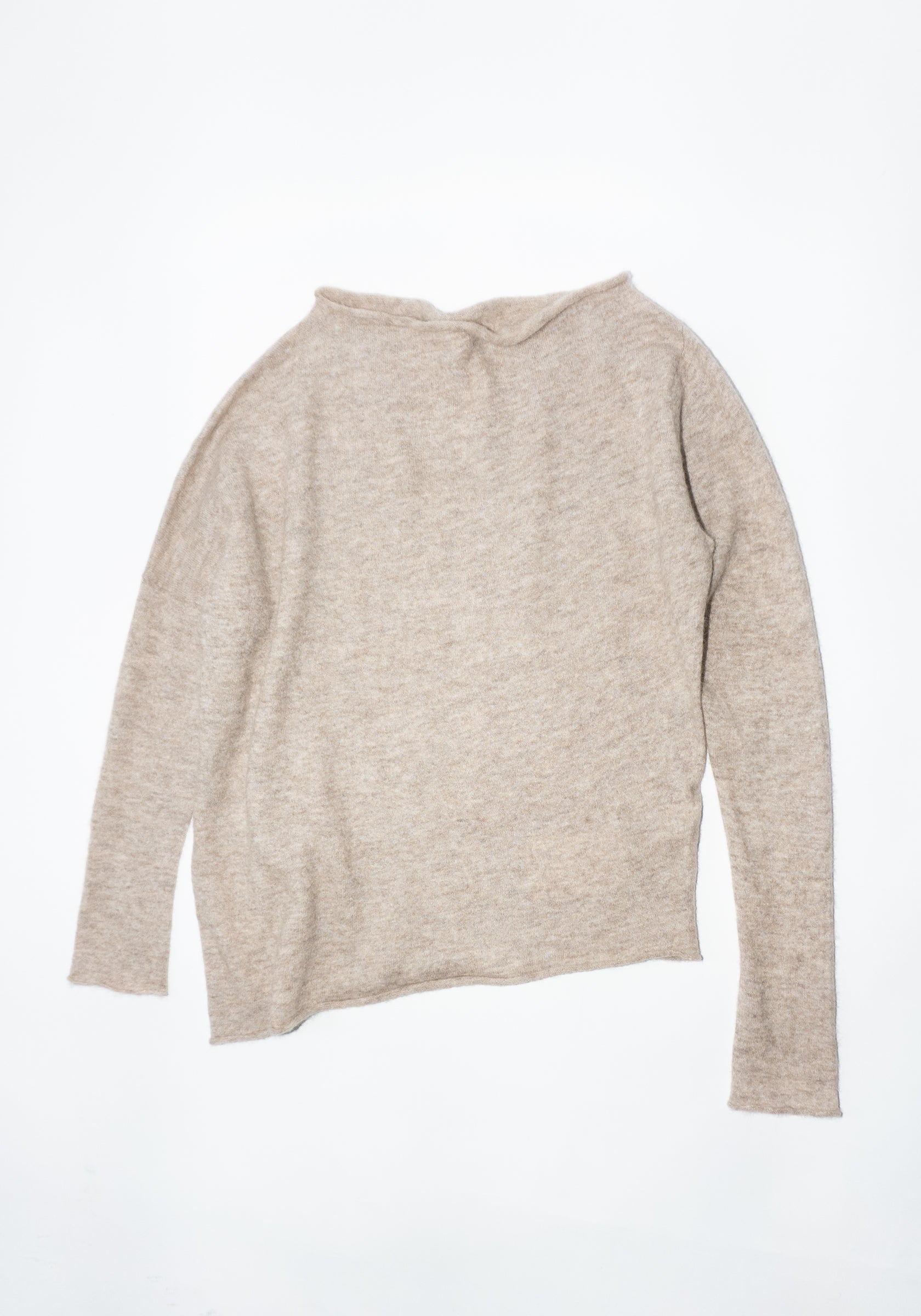 Askew Boatneck Sweater in Oatmeal
