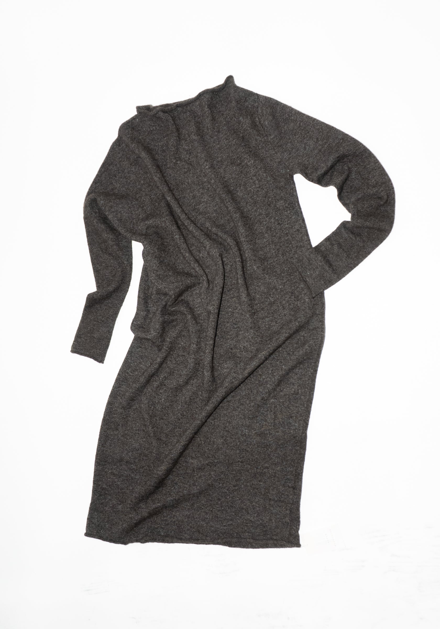 Askew Dress in Blackened