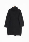 Capote Coat in Black