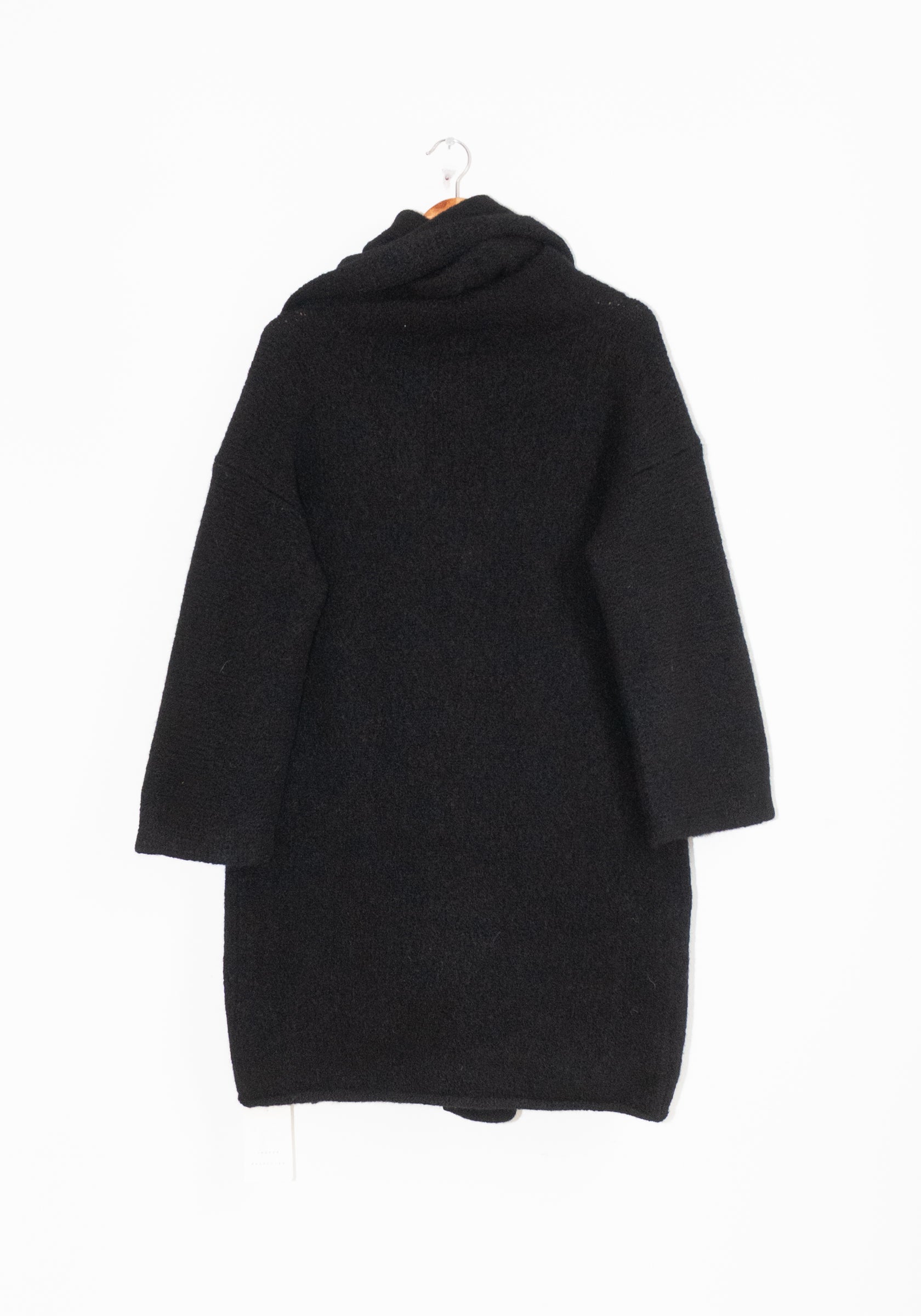 Capote Coat in Black