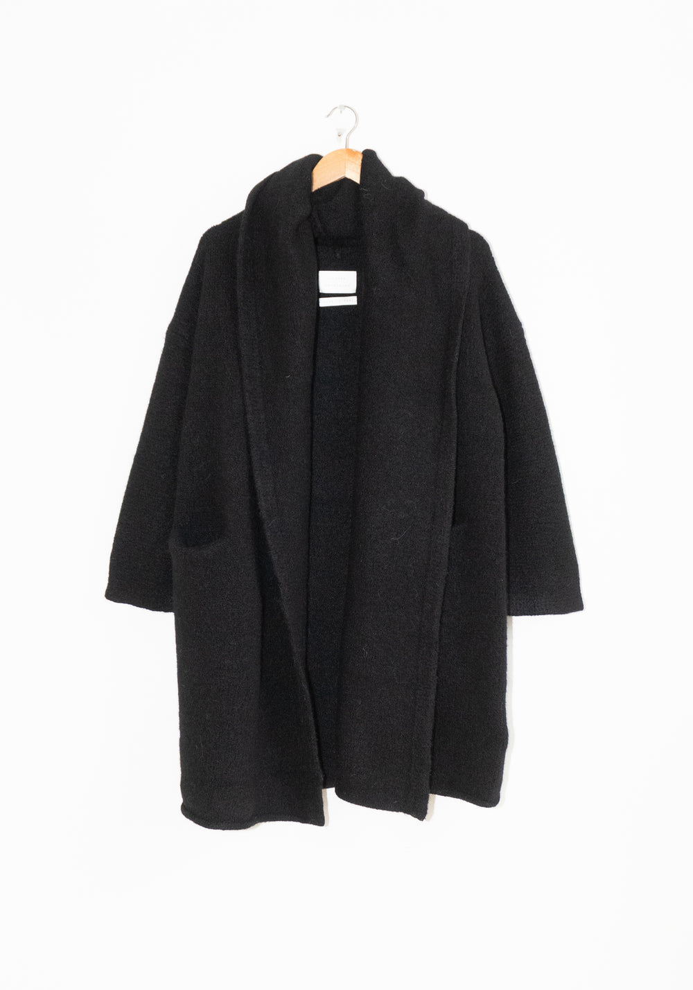 Capote Coat in Black