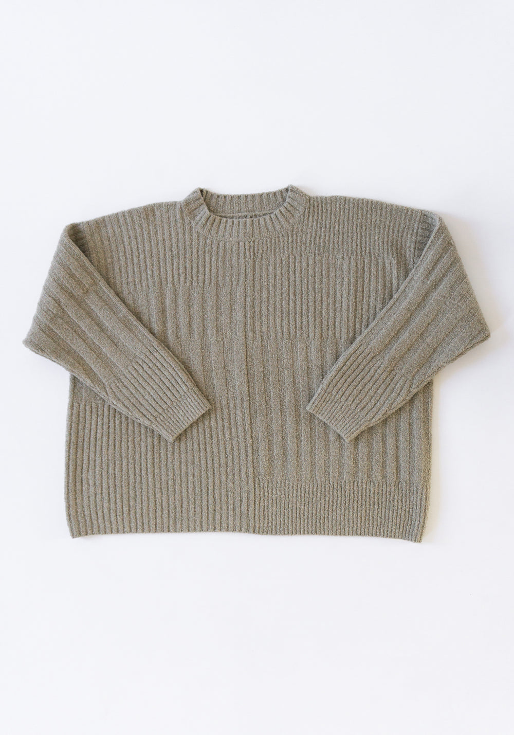 Collage Pullover in Pumice