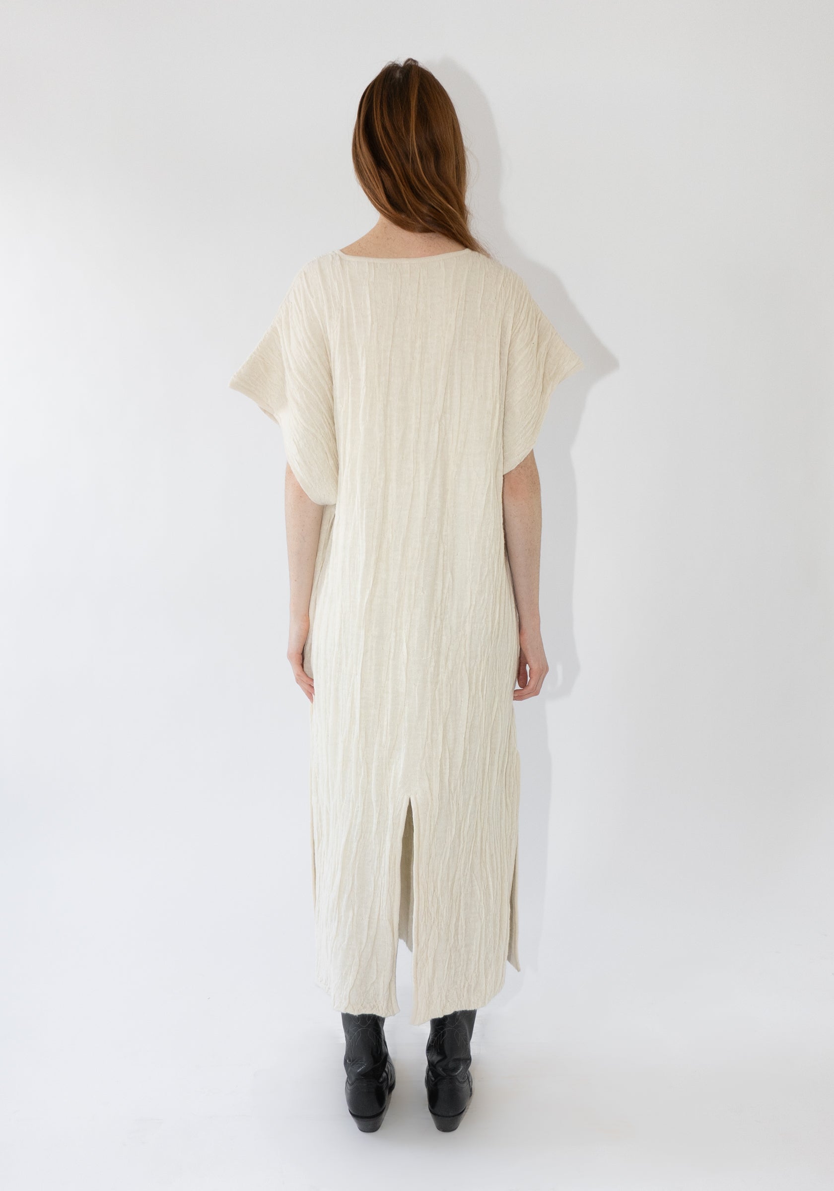 Gauze Caftan in Raw White
