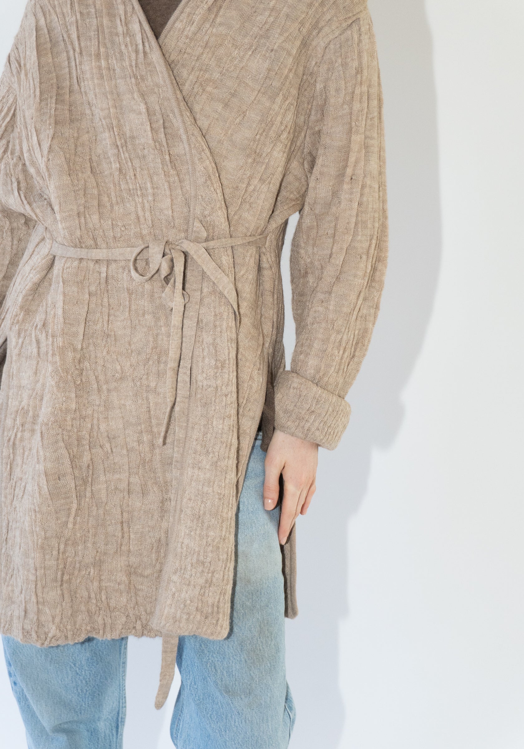 Gauze Cardigan in Oak