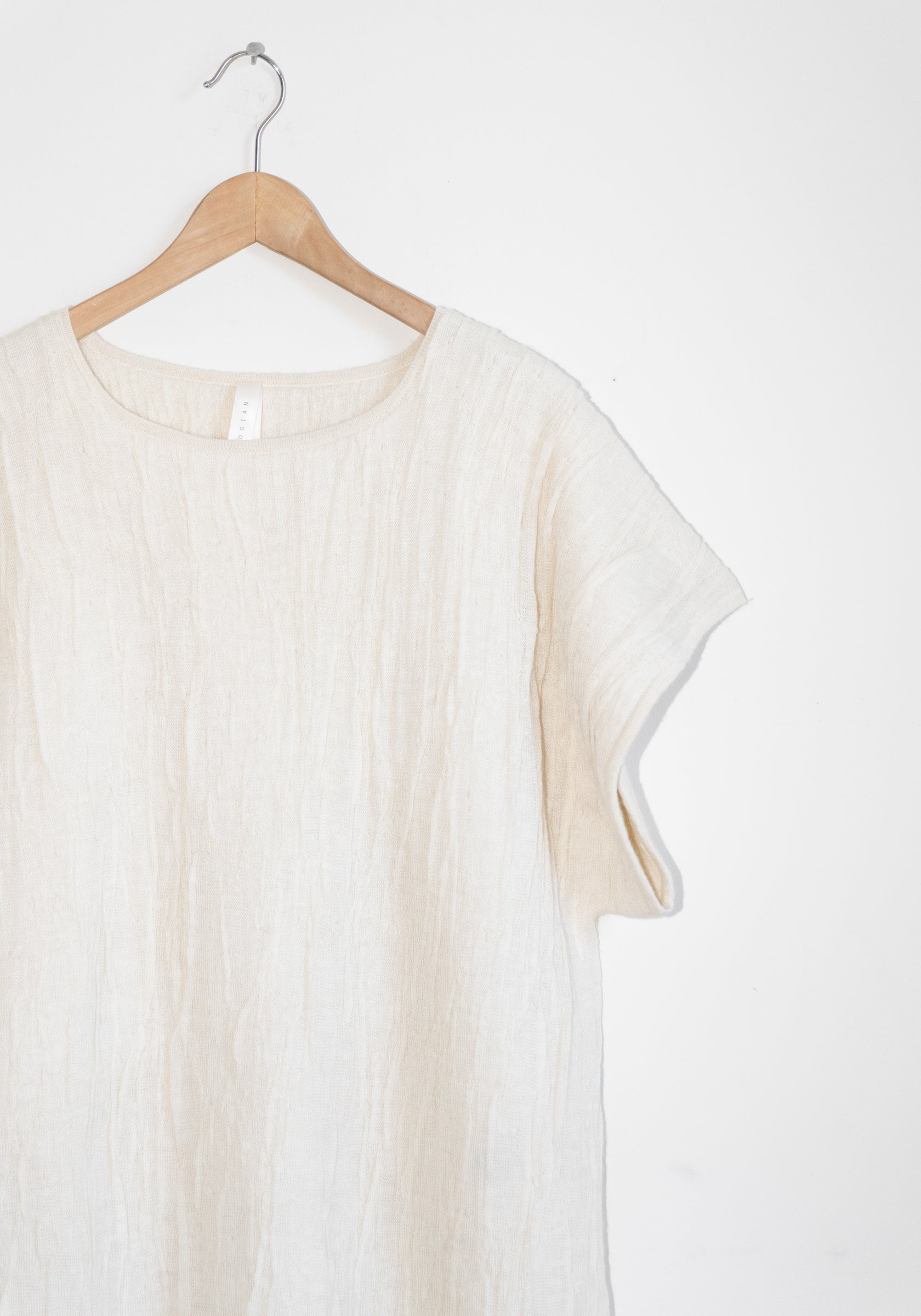 Lauren Manoogian Gauze Caftan in Raw White