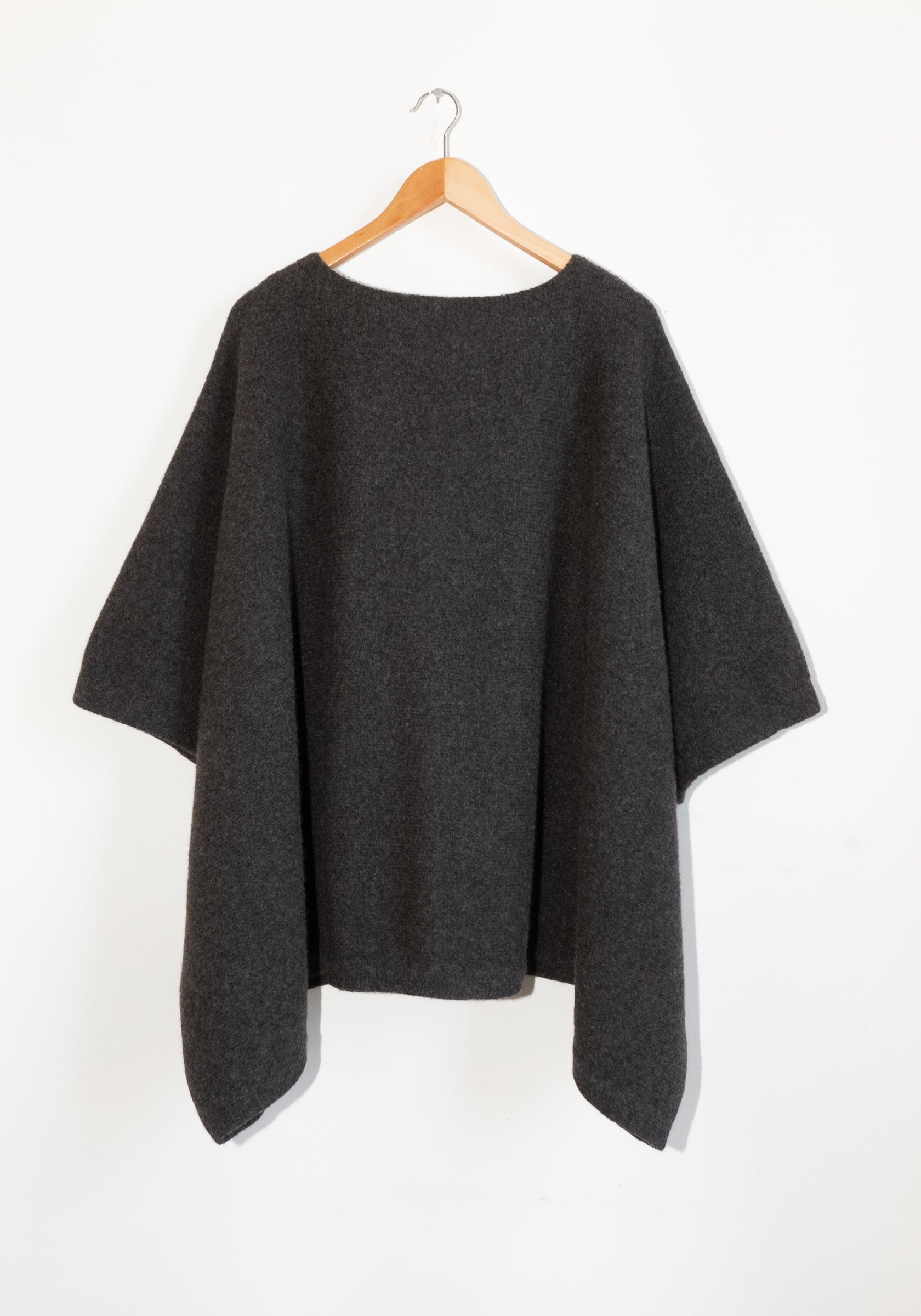 Lauren Manoogian Horizontal Poncho in Blackened