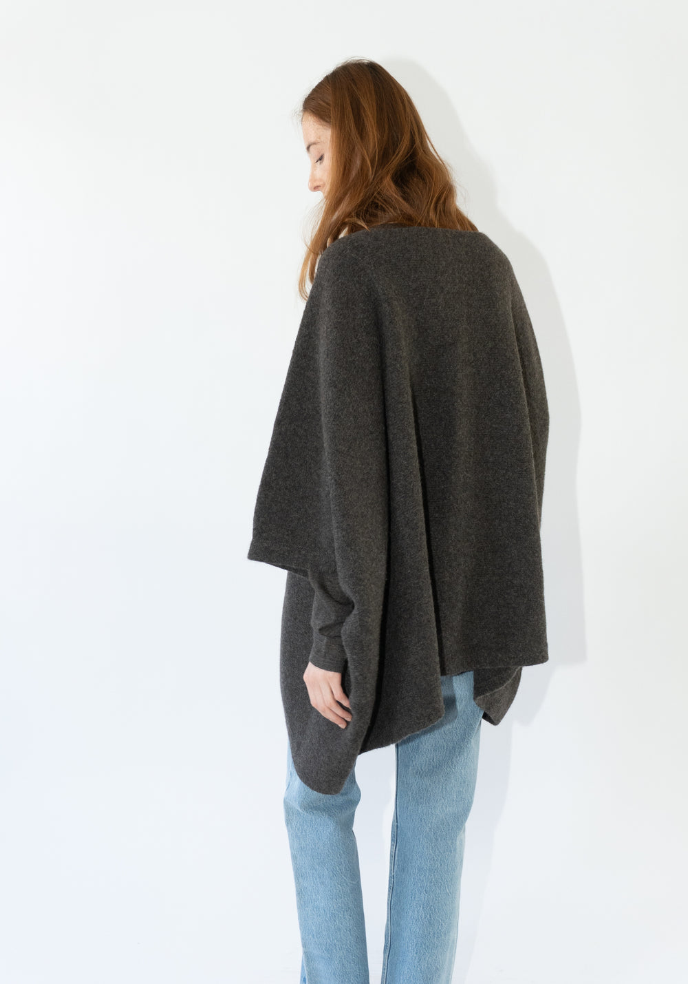 Lauren Manoogian Horizontal Poncho in Blackened