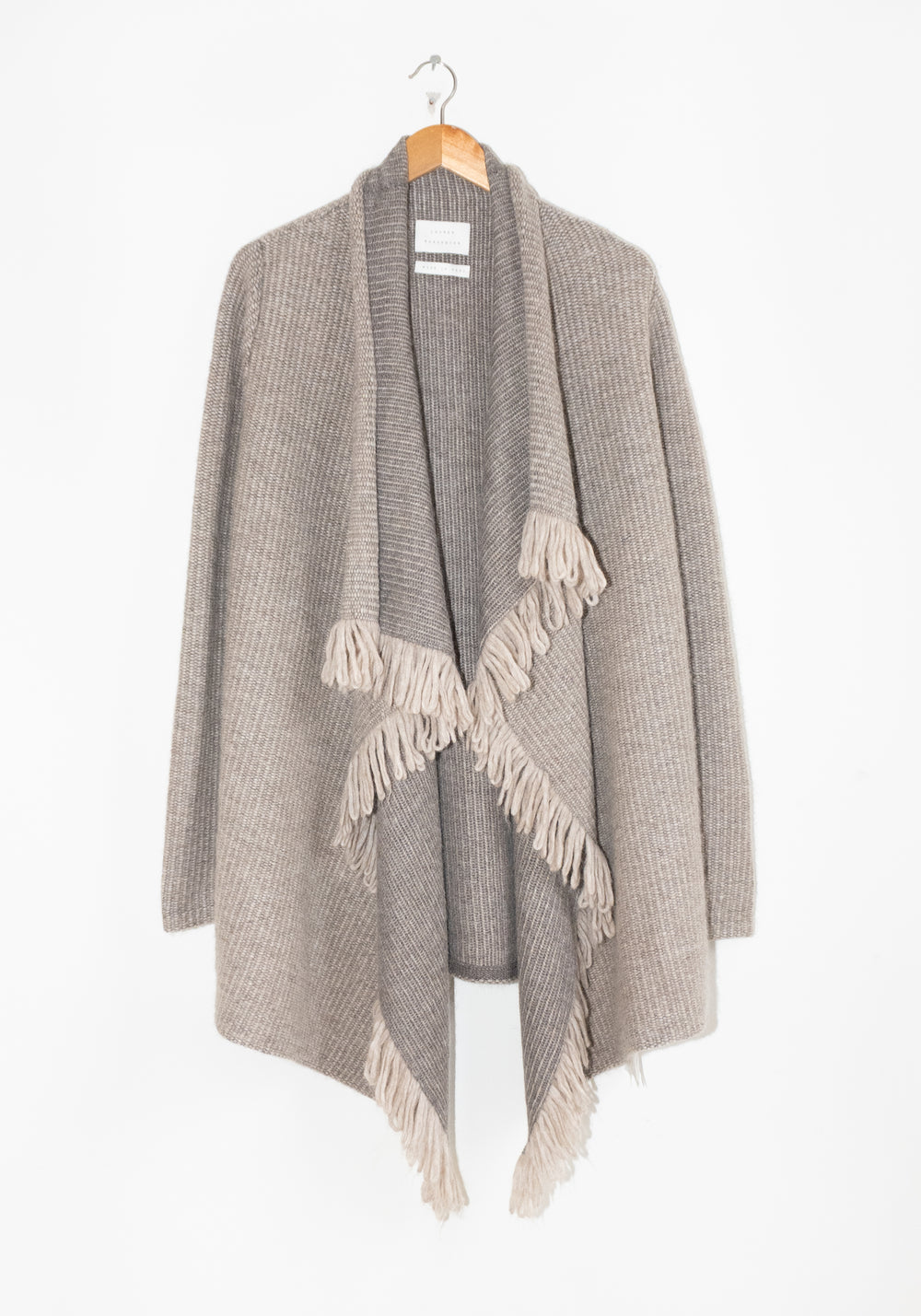 Knitweave Coat in Oatmeal