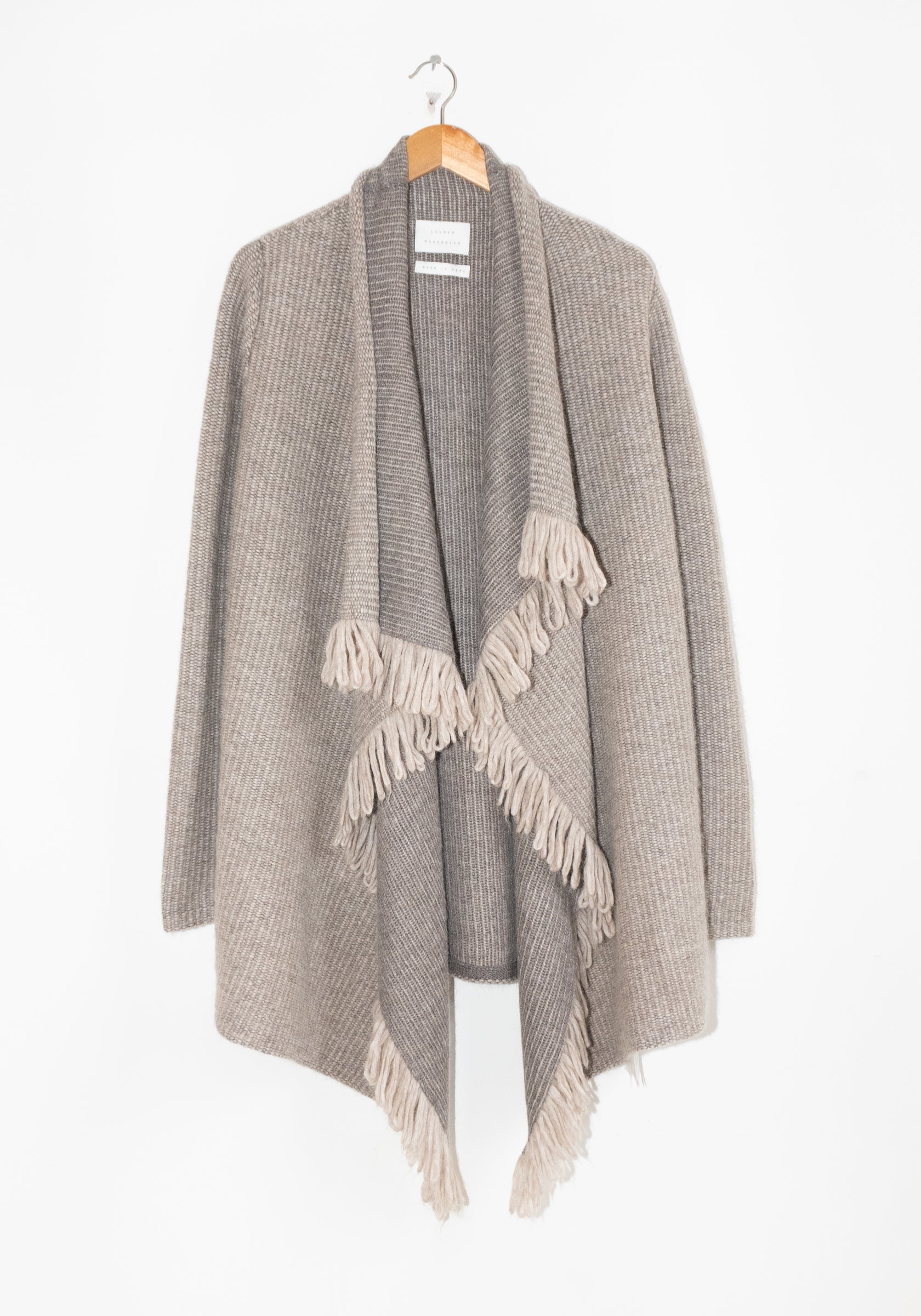 Knitweave Coat in Oatmeal