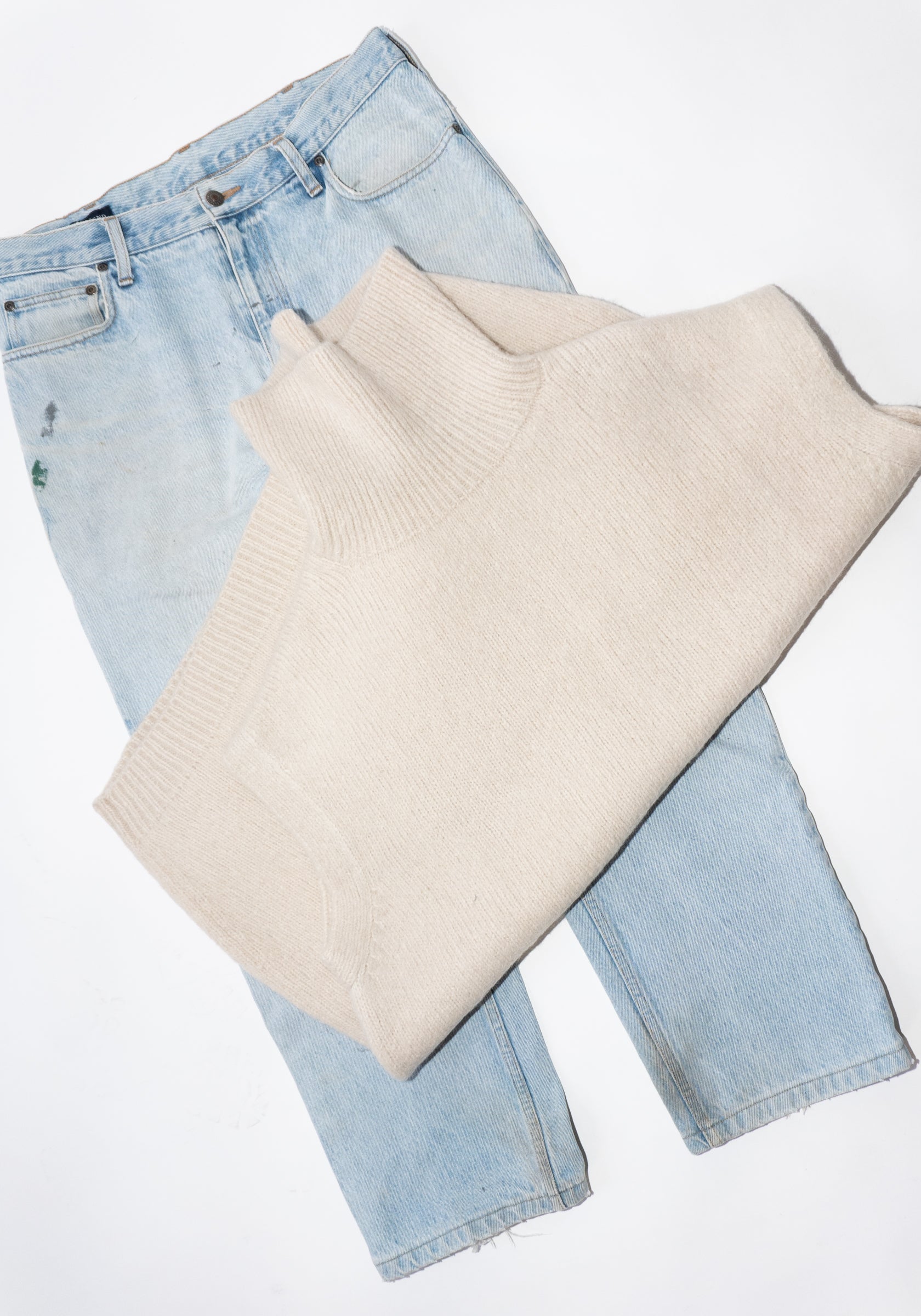 Loft Turtleneck in Vintage Cream