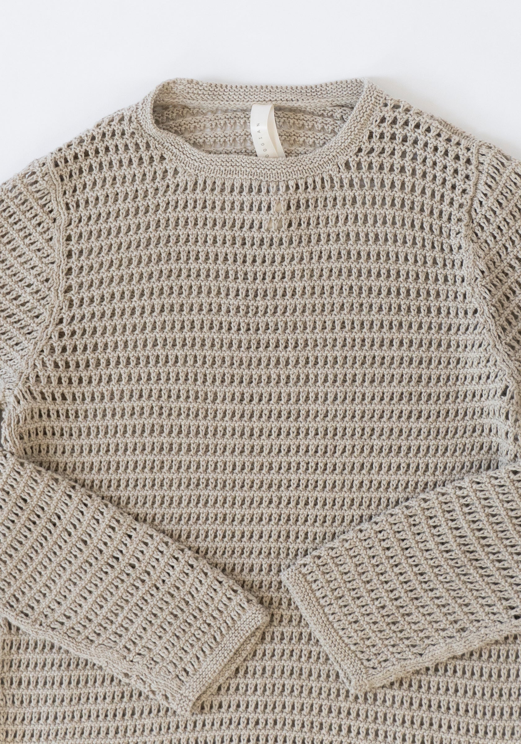 Lauren Manoogian Net Pullover in Flax