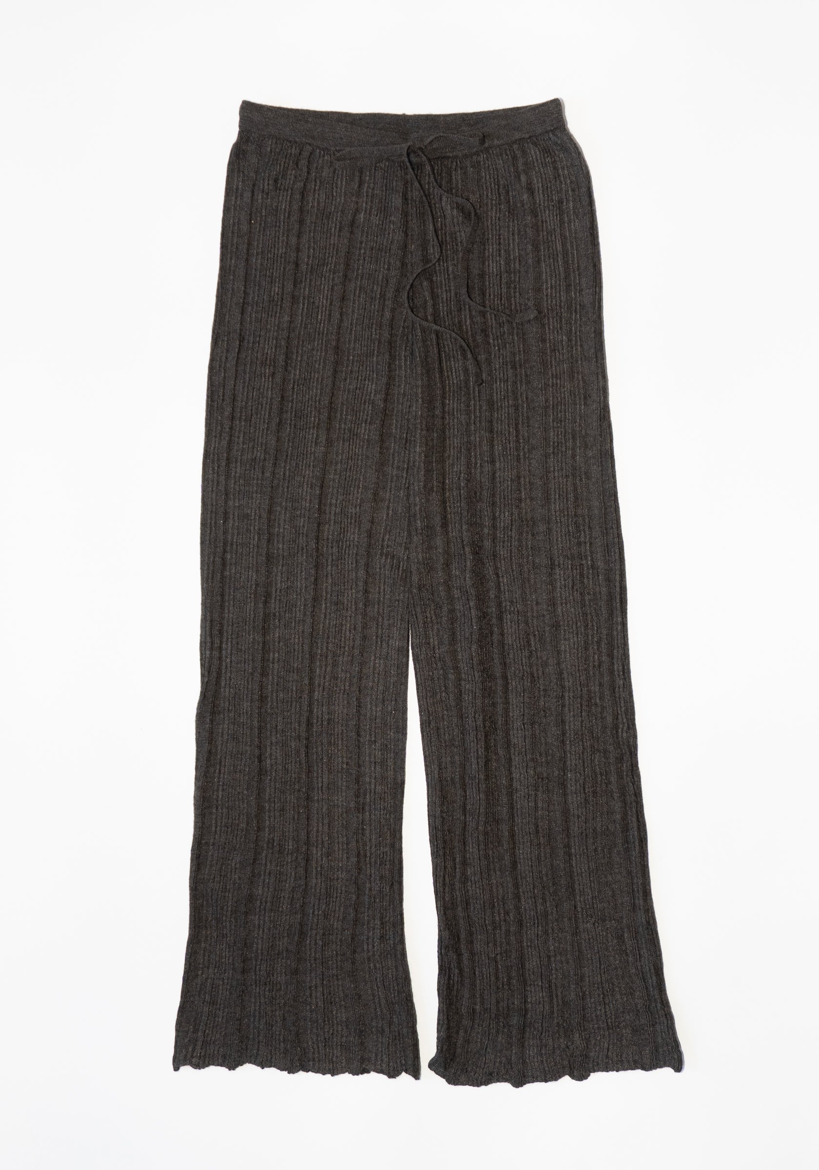Lauren Manoogian Plisse Pants in Blackened